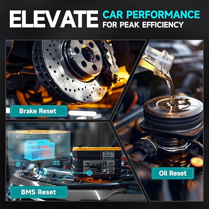 DND Echo Bluetooth OBD2 Scanner - All System Wireless Car Diagnostic Tool for iOS & Android, Automotive Scan Tool with 3 Resets, Check Engine Vehicle Code Reader, Free Update OBDII Diagnsotic Scanner